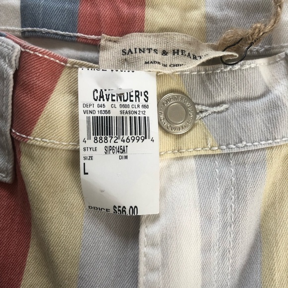 Stripped Flare Jeans - Picture 3 of 8